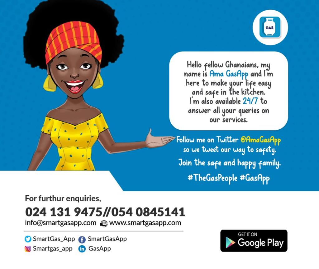 Hello fellow Ghanaians, wondering where to get #LPG refill out of your busy schedule? the solution is an app away. Download the #GasApp Now #TheGasPeople #AmaGasApp <a href="/SmartGas_App/">Gas App</a>
