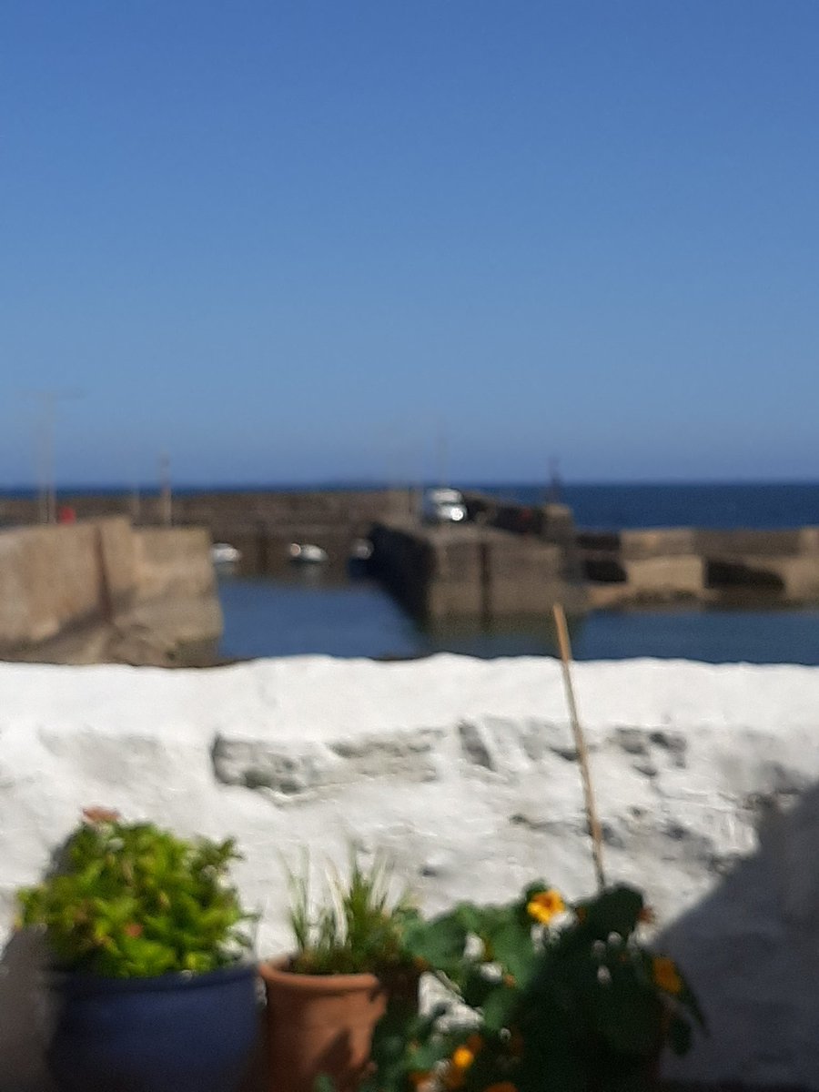 chefcumming's tweet image. While Glasgow doubles for 1960's New York. @craigcmillar 16 West End St Monans becomes Santorini  for the day. Stunning food and views.