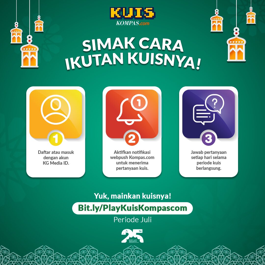 HaiMagazine's tweet image. Mau dapet hadiah dari #KuisKompascom? 

Ikut kuisnya dan tebak jawabannya. Geser ke kiri untuk mengetahui caranya. Main sekarang di bit.ly/PlayKuisKompas…!
#Kompascom #MelihatHarapan