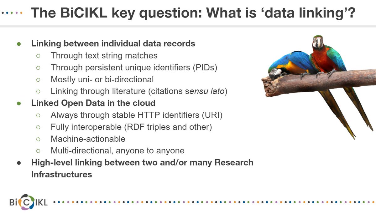 Pensoft's tweet image. 🤔What is 'data linking❔ & Why do we need #LinkedOpenData❔
👍At @Bicikl_H2020, we're convinced that in today's data deluge, a #taxonomist can only confidently say "This is #Species X" upon providing a direct link to treatments, #specimens, sequences etc.
#BICIKL_H2020 #Taxonomy