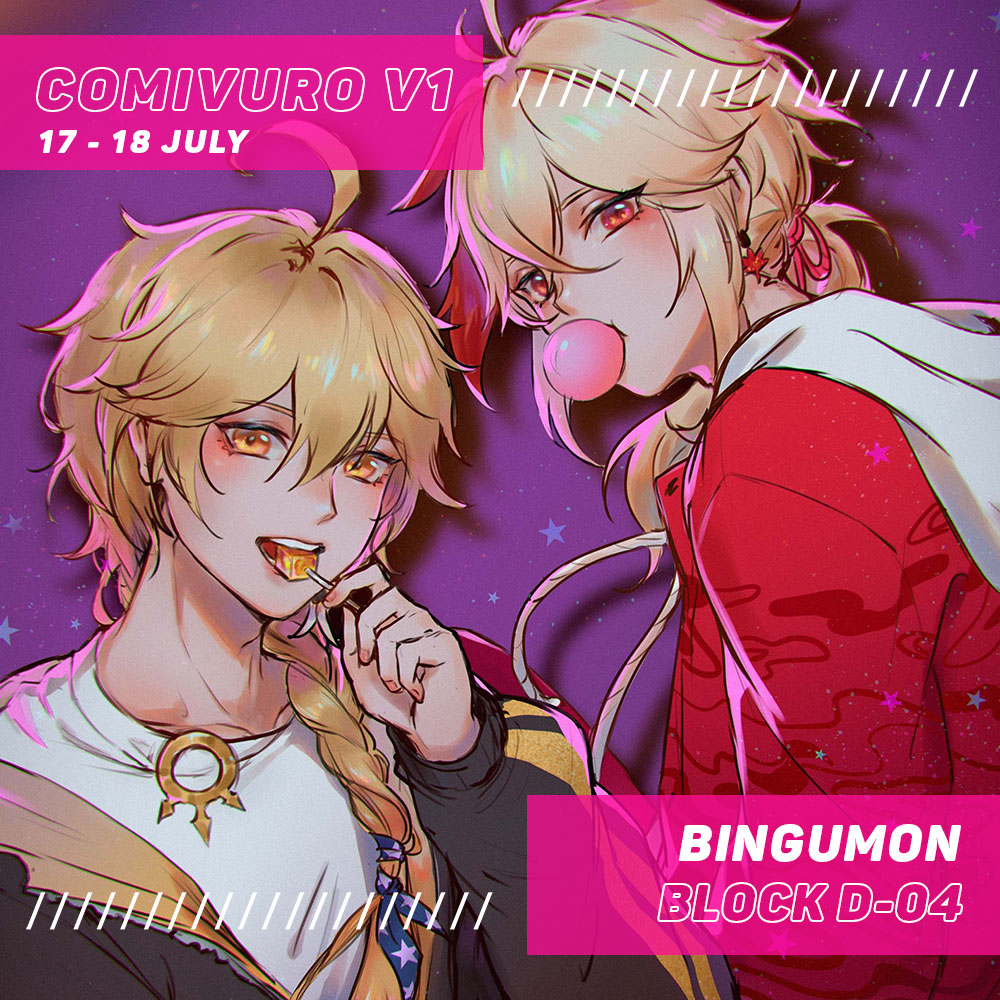 Hello~ I'm opening exclusive Commission on Comivuro!✨
Slots available tomorrow, for details visit me at Block D-04 on Comivuro Discord channel:
https://t.co/wvkhzE4Gnv
Or you can visit from block D server as well:
https://t.co/GpZZEJLHrg
See you~
#comivuro #cfv #comifuro 
