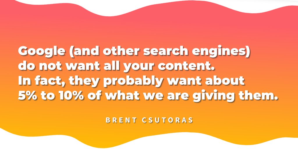 SEO quote of the week - by Brent Csutoras