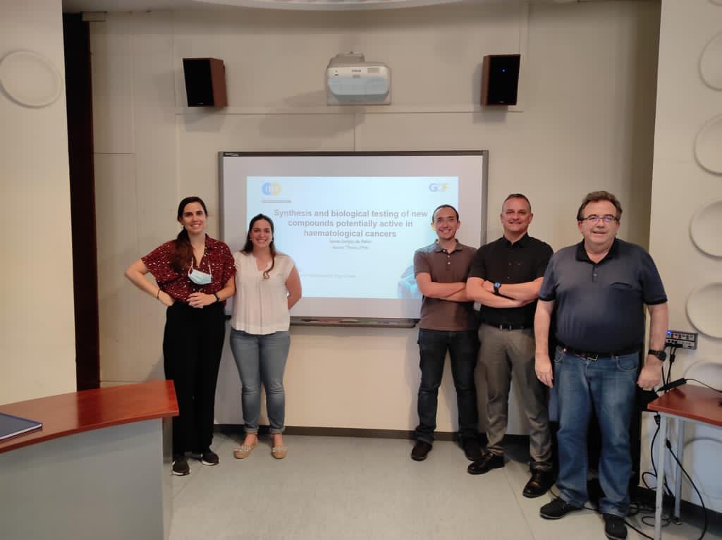 Congratulations to Gema Gorjón for her brilliant Master's thesis and her commitment to develop new drugs targeting protein homeostasis and tumor- microenviroment crosstalk in hematological malignancies💪Best of lucks with your PhD and looking forward to your future achivements!!!