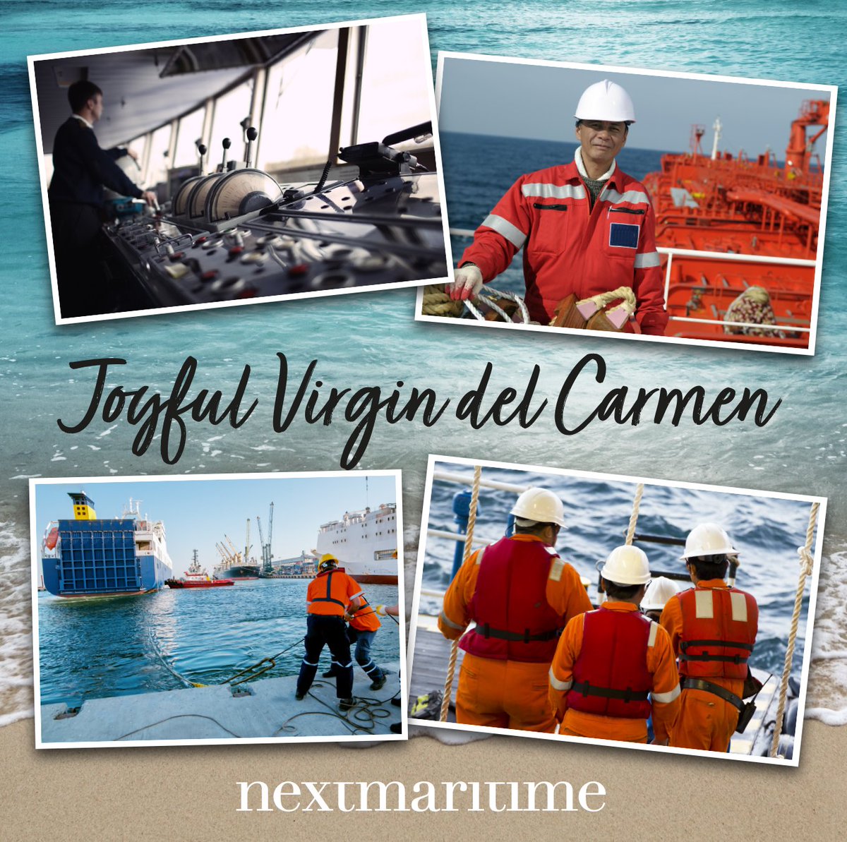 At Next Maritime we never tire of highlighting the worth and recognition deserved by seafarers. Tirelessly, and diligently supplying all of us, everywhere and at all times, thanks to their efforts. Joyful Virgin del Carme!
 
#nextmaritime #virgendelcarmen #16july #nexttogether