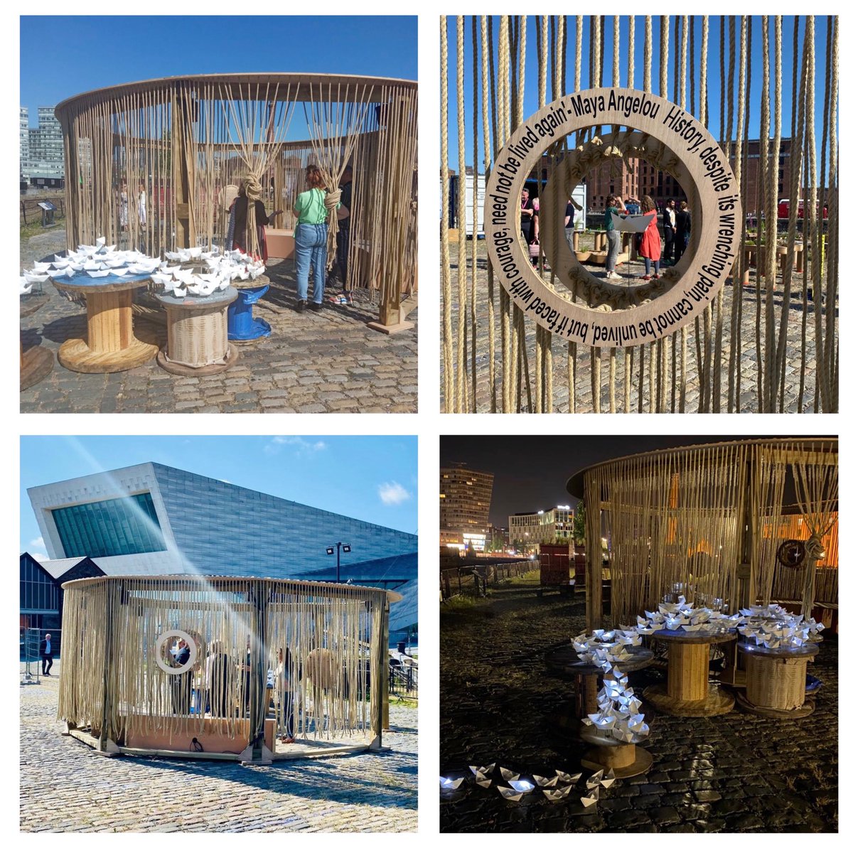 UkColander's tweet image. The @NML_Muse Waterfront Transformation installations are up! Do visit if you can, they will be there until Sunday. 
Congratulations to all six contenders for such brilliant, diverse and engaging contributions.
These pictures are of the installation by @ArupGroup 
#nmlwaterfront