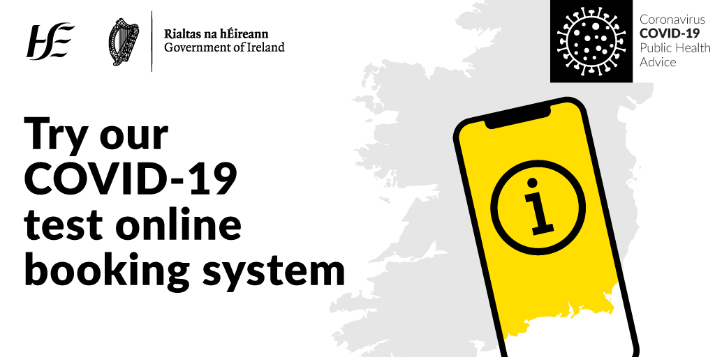 You can book a #COVID19 test online for a number of test centres across the country. Just log on to our system and pick a time slot up to the end of the following day. Learn more here: bit.ly/3xTh1AA