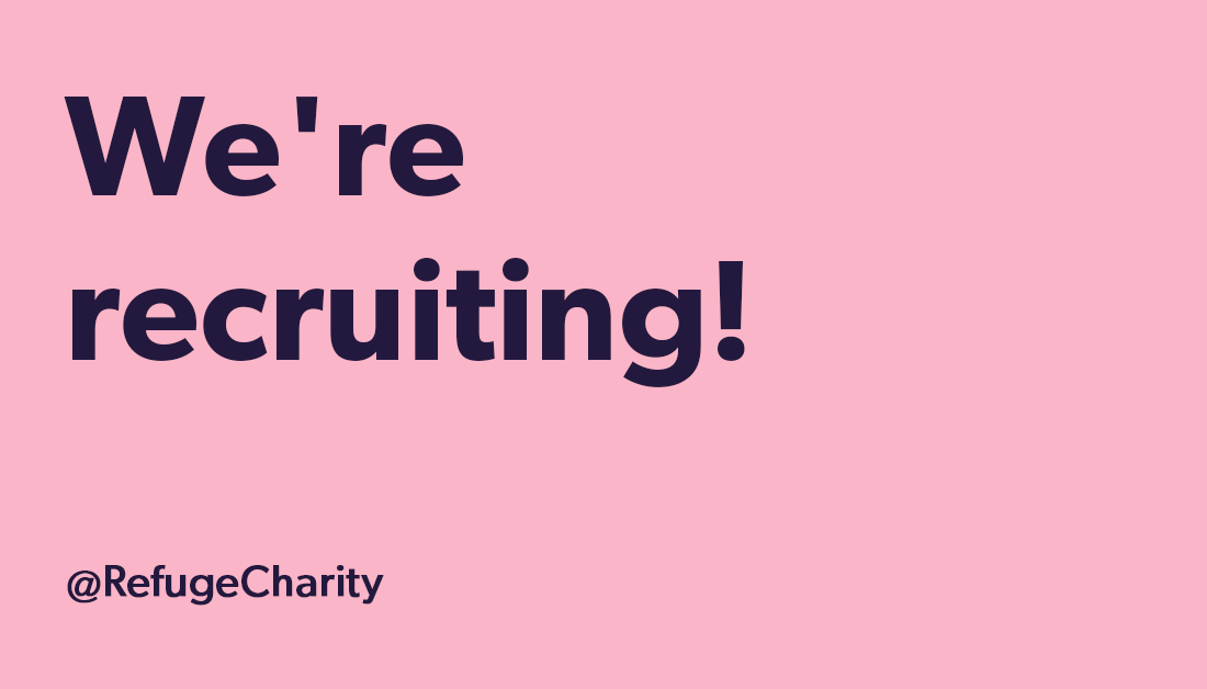 We’re looking for an economic tech abuse lead to work nationally across our services to support women experiencing #EconomicAbuse and to empower them to use technology. Find out about joining our team: refugecareers.ciphr-irecruit.com/Applicants/vac… Closes 18 August.
