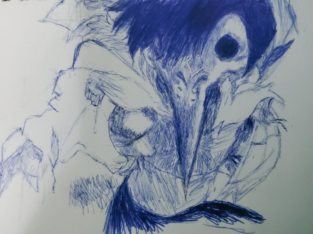 asphyxia240's tweet photo. Tokio Kuruhara sketch with Ballpoint Pen :) https://t.co/oOlExFyQiC