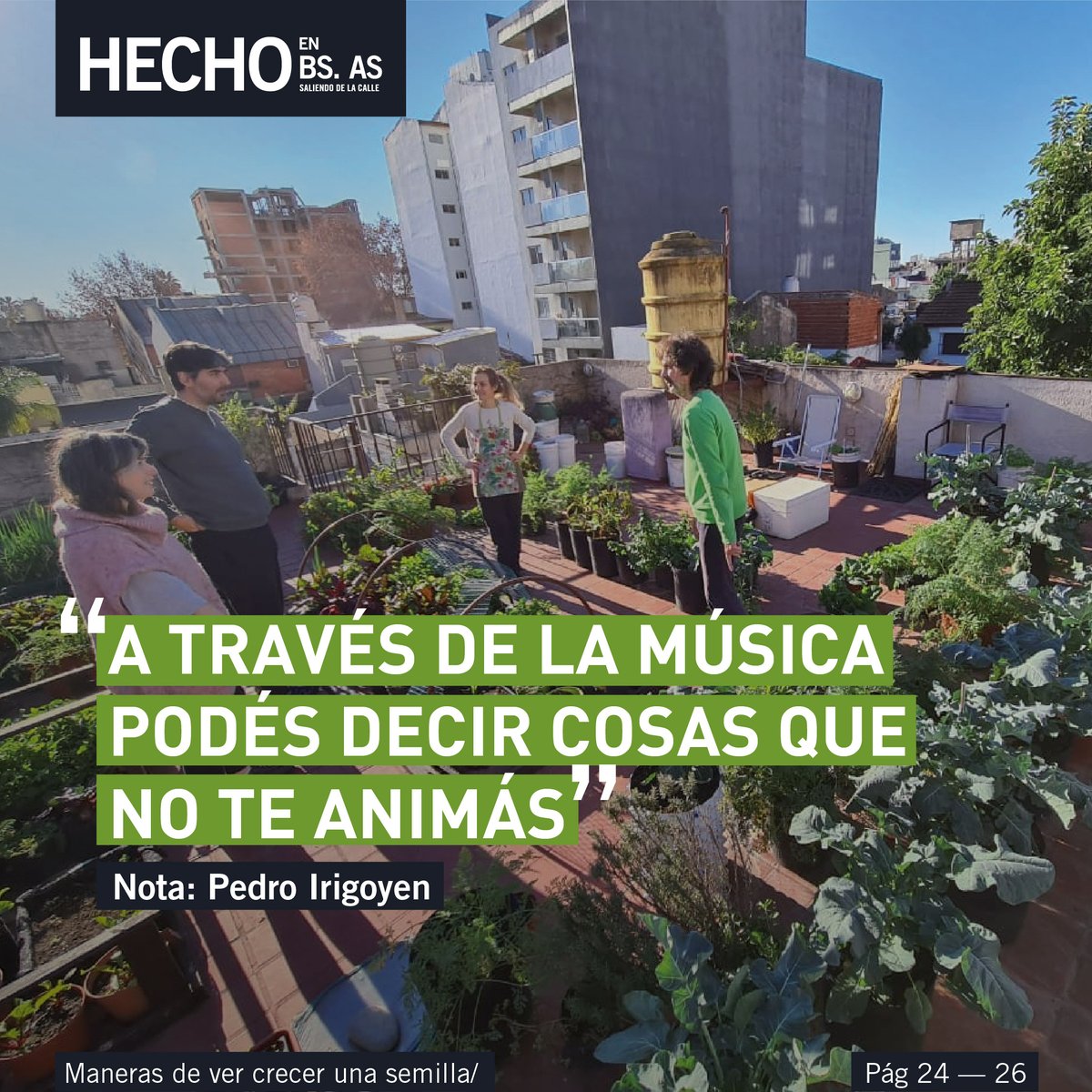 🌽 En #HBAjulio no te pierdas la nota con el costado agroecológico del músico <a href="/pablo_sbaraglia/">Pablo Sbaraglia</a> ¡Imperdible!

🗞️ OBTENÉ LA REVISTA A TRAVÉS DEL LINK EN BIO O EN LA CALLE CON NUESTRXS VENDEDORXS

✍🏼 <a href="/irigoyen_pedro/">Pedro Irigoyen</a> 

#hechoenbuenosaires #hecho #pablosbaraglia #indiosolari #lfdaa