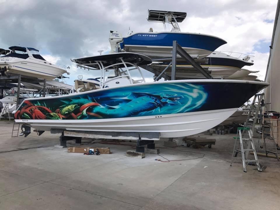We're so glad we could remind you about your newest weekend plans! (Getting your boat wrapped by SpeedPro.) 😏 #GreatBigGraphics