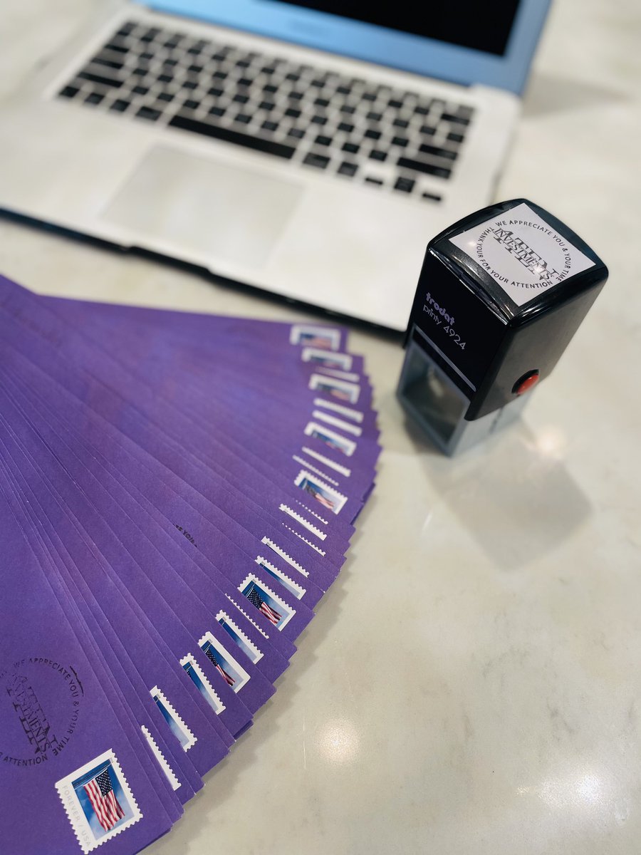 Who said direct mail in #realestateinvesting is dead? These purple envelopes and “handwritten” font type of letters are the best way to get owners to read your offer and call if they’re interested in selling their property. Give it a try &amp; you’ll be surprised #directmail