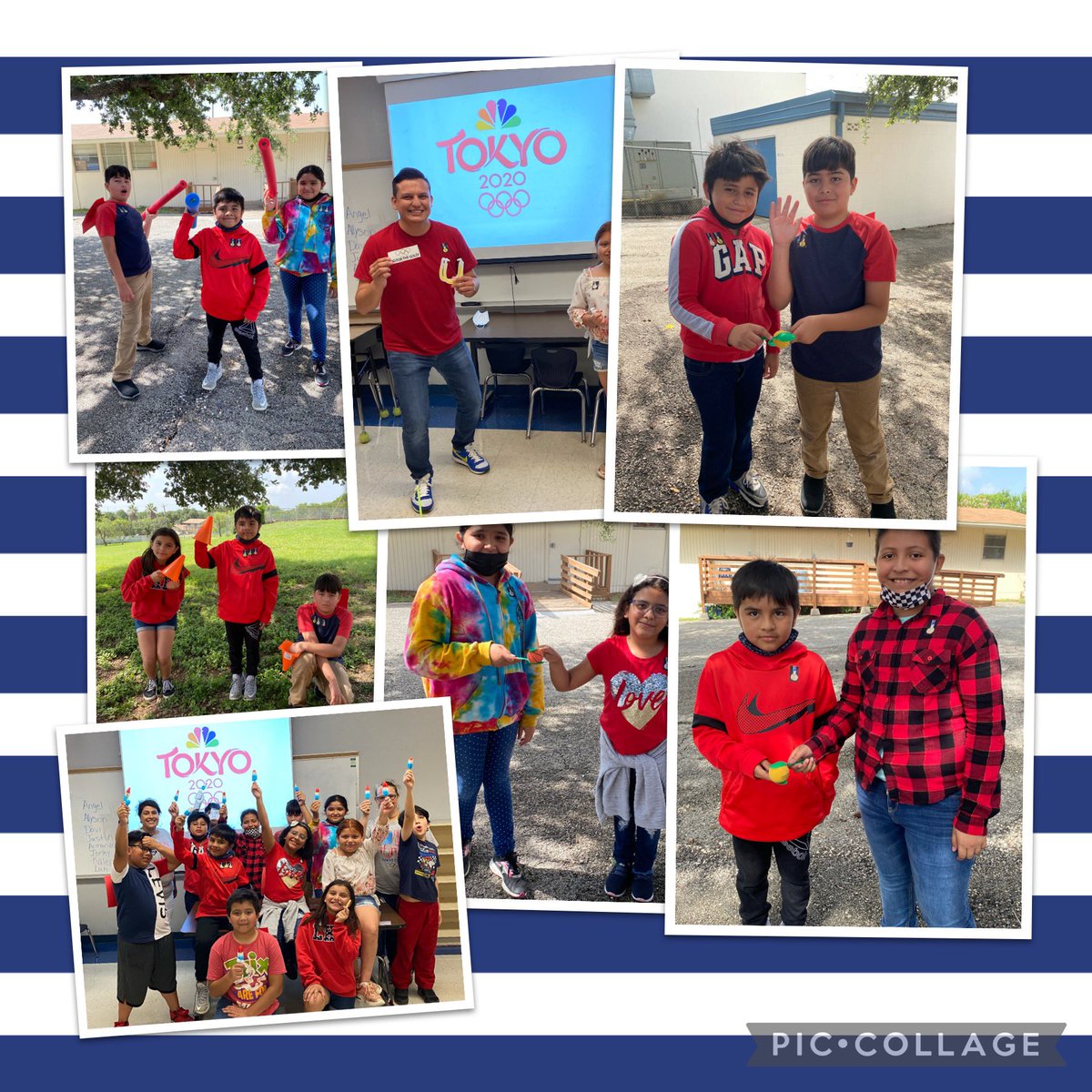 Carrie_C_Gray's tweet photo. For our last day of summer school we dressed in red, white &amp; blue to celebrate the end of summer school and the beginning of the Summer Olympics. Some of our 4th graders even got to participate in some Olympic games. It has been a wonderful 5 weeks. @NISDOHT @NISDLeonValley https://t.co/EC4QHJjldL