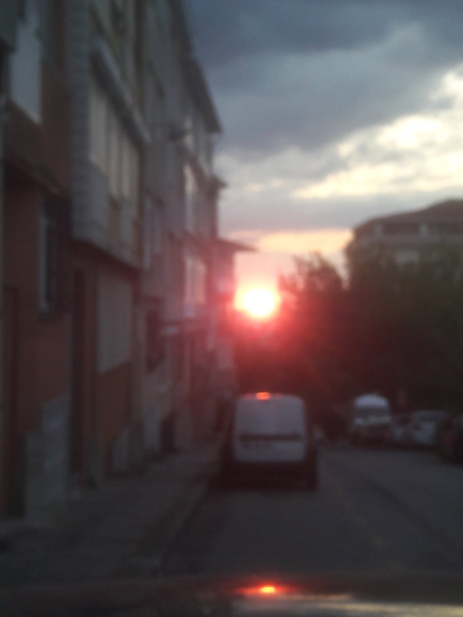 Sizin orada nasıl🍀☕🖖
 #Günbatımı