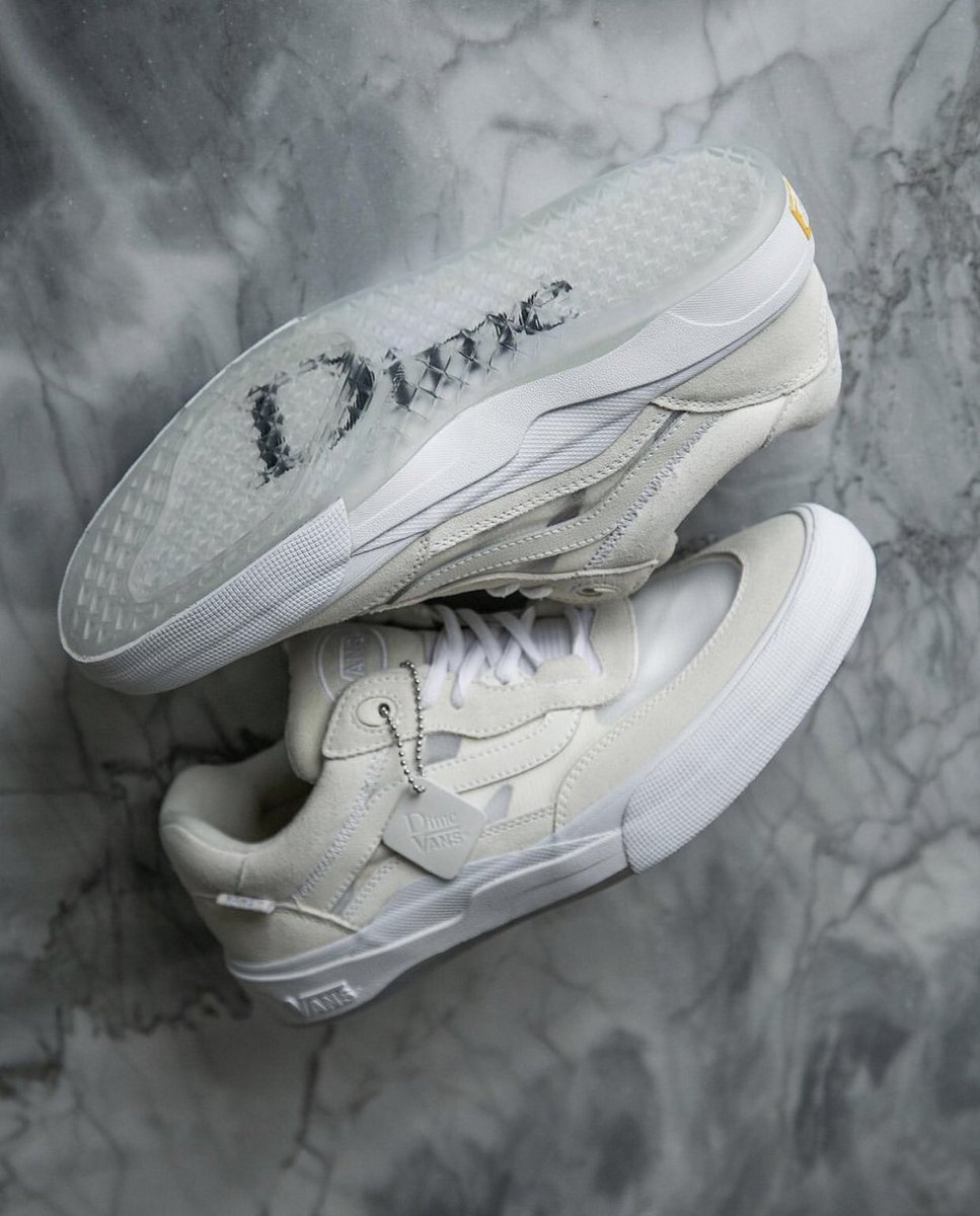 🌊 @vansskate x <a href="/DimeMtl/">Dime</a> 
Wayvee 🌊 

All new silhouette from the waffle family nicely debuted by Montreal’s finest. 

Egret White colourway online release from midnight tonight👀

blacksheepstore.co.uk/vans-skate-sho…

#VansSkate #DimeMtl #VansWayvee #BlackSheepStore