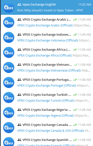 VpexExchange's tweet photo. Now, official telegram group:
English: https://t.co/nVy8muTct3
other: comment

join and get a variety of opportunities with Vpex team
#VPXtoken #VpexCryptoExchange #VpexTopTrendingExchange #VPXtoptrendingBSCtoken https://t.co/JGVfHuMjyq