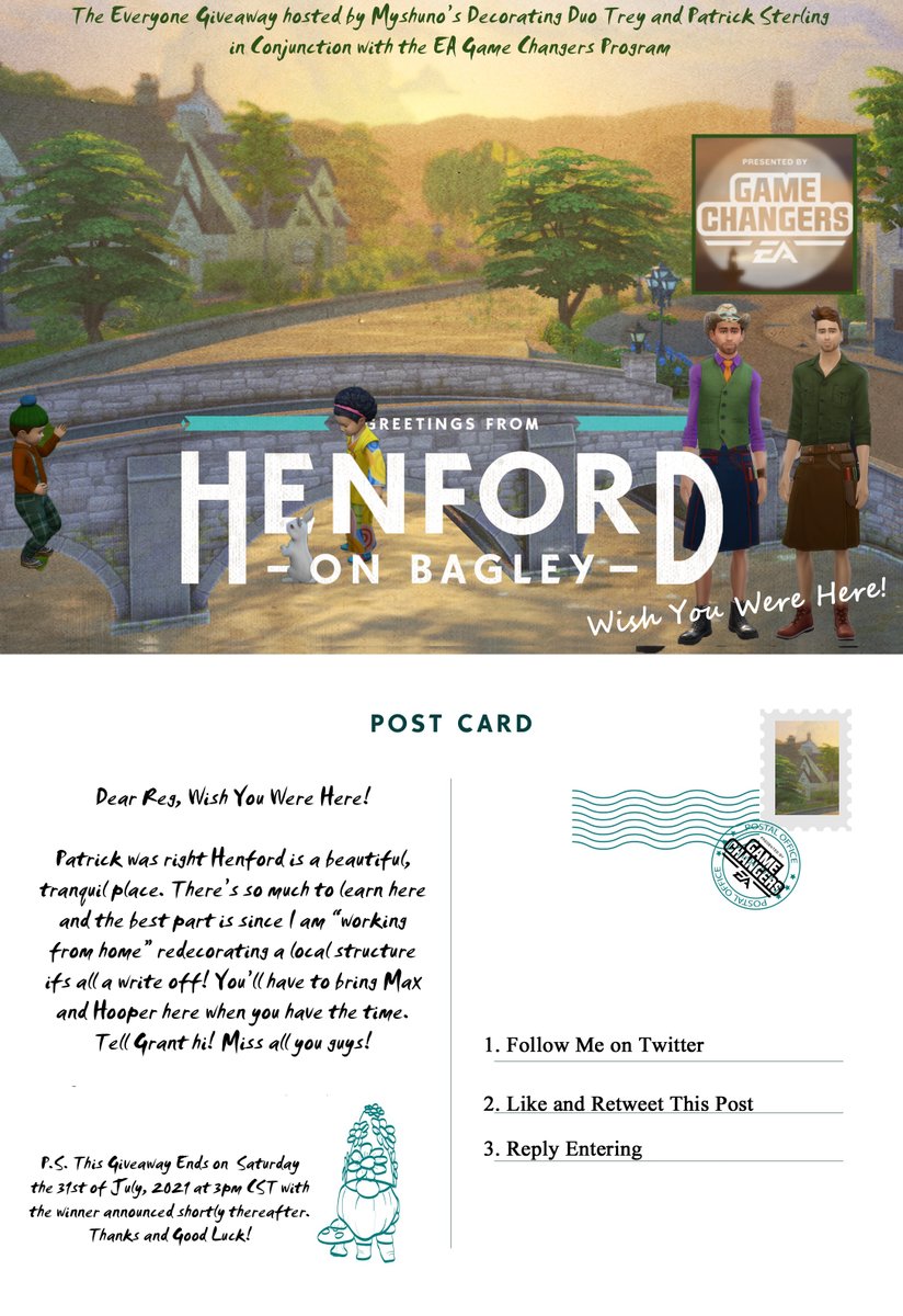 This giveaway is for the full Cottage Living pack but it does not include the three "Bonus Content" items for early purchase. Those are a special marketing tie-in that is separate from the GC program. My apologies on that but I hope you will enjoy this giveaway none-the-less.😄