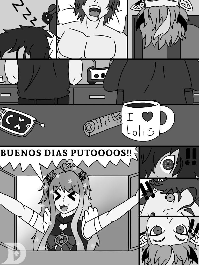 daigox808's tweet photo. ||Vituber Mix||
Capitulo No°1 (1ra Parte) - "La salida"
De la pagina 1 a 2
Participantes:
@Emberlith #emberlith
@NimuVt #NimuArt
@pururinvtuber #puruart
@azurechama #Anzureart
@emixcp #Emikukisart
@OtaVT #Otakunart
@GitanesVT #GitanArt
@Palomo_Sensei #alpisteart
@capitanaran https://t.co/vmVyxMxzng