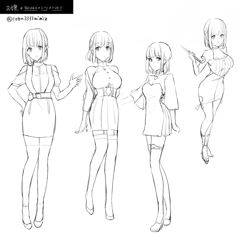 昨日、いろいろ試行錯誤しながら考えた私服設定たちを先見せです!
今後、漫画なのかイラスト差分なのかで使おうと思ってます。色塗りでまた調整したりするのでデザイン変わってくるかと思いますが、作品内でお披露目されるのを楽しみにしていただけたらうれしいです! 