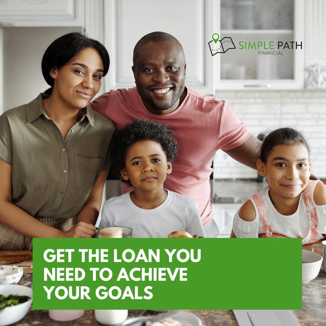 SimplePathFina1's tweet photo. No matter how you got here, we will help you all along the way. We'll walk with you down any path you choose, providing support when you need it. We are here for you.

Our goal is to provide access to personal loans, at a lower  rate, in a timely manner. Get your loan today! https://t.co/JfQVBCLPk4