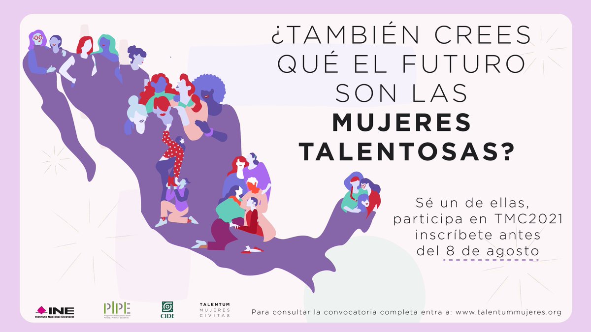 mxtalentum's tweet photo. En Talentum creemos firmemente que las jóvenes mexicanas tienen un enorme potencial y talento que puede transformar sus comunidades, el país y al 🌎
Si te interesa ser una agente de cambio y cumples con los requisitos participa en #TMC2021
Convocatoria: https://t.co/UK7d8hwbq7 https://t.co/wlEOgdjvdV