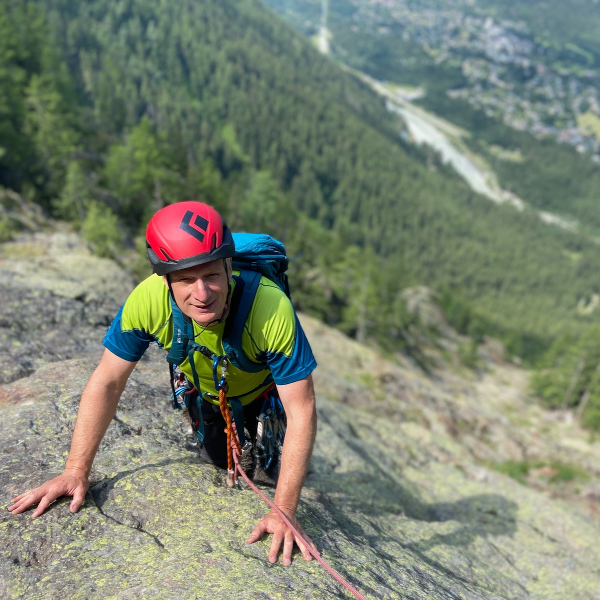 High_Mt_Guides's tweet photo. Great fun rock n stroll day with @AndyCla12350163 #climbing 2 laps of the #Chamonix Rochers Mottets via les Voies Caline et Princess. Big milage &amp; a good effort as the end of week leg fatigue builds! https://t.co/20dDTYQ3iy