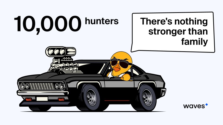 Happy Friday, hunters! The Force is with #WavesDucksFamily 💥❤️