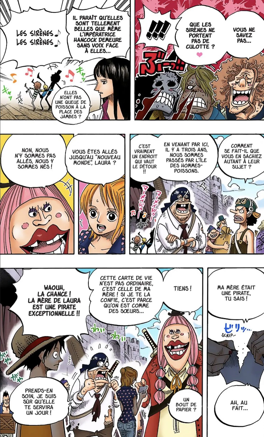 Sawyer 7 Big Mom Dans Le Chapitre 4 Lola Nous Apprends Que Sa Mere Est Une Tres Grande Pirate Ce N Est Qu Au Chapitre 9 Que Big Mom