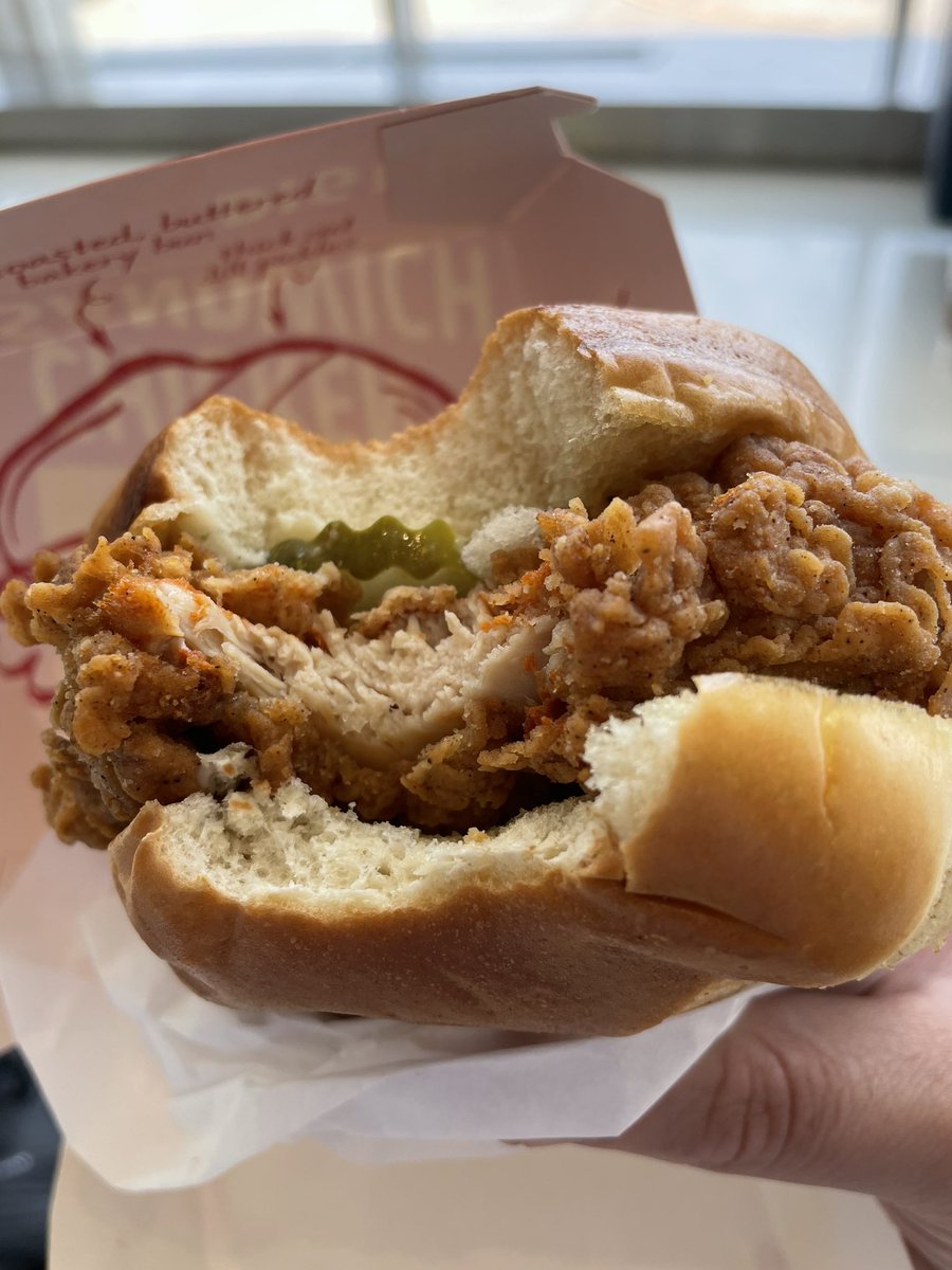 mickeycloud's tweet image. Been working on the marketing for #client @Bojangles #chickendsandwich for over a year without having tried it. Found it in the wild at @CLTAirport and it’s as amazing as you’d expect #itsBoTime 

👀 for more info the next few weeks