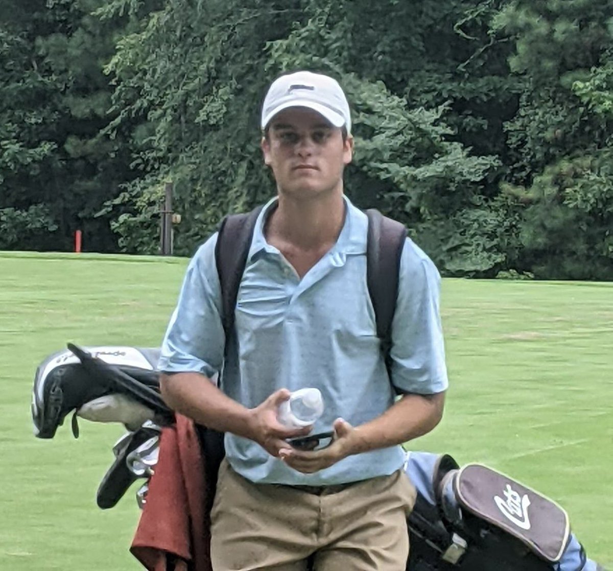 Super proud of Collin Spangler. He lost a hard fought semi-final match in the state match play today in 20 holes! Great effort! #sixlegs