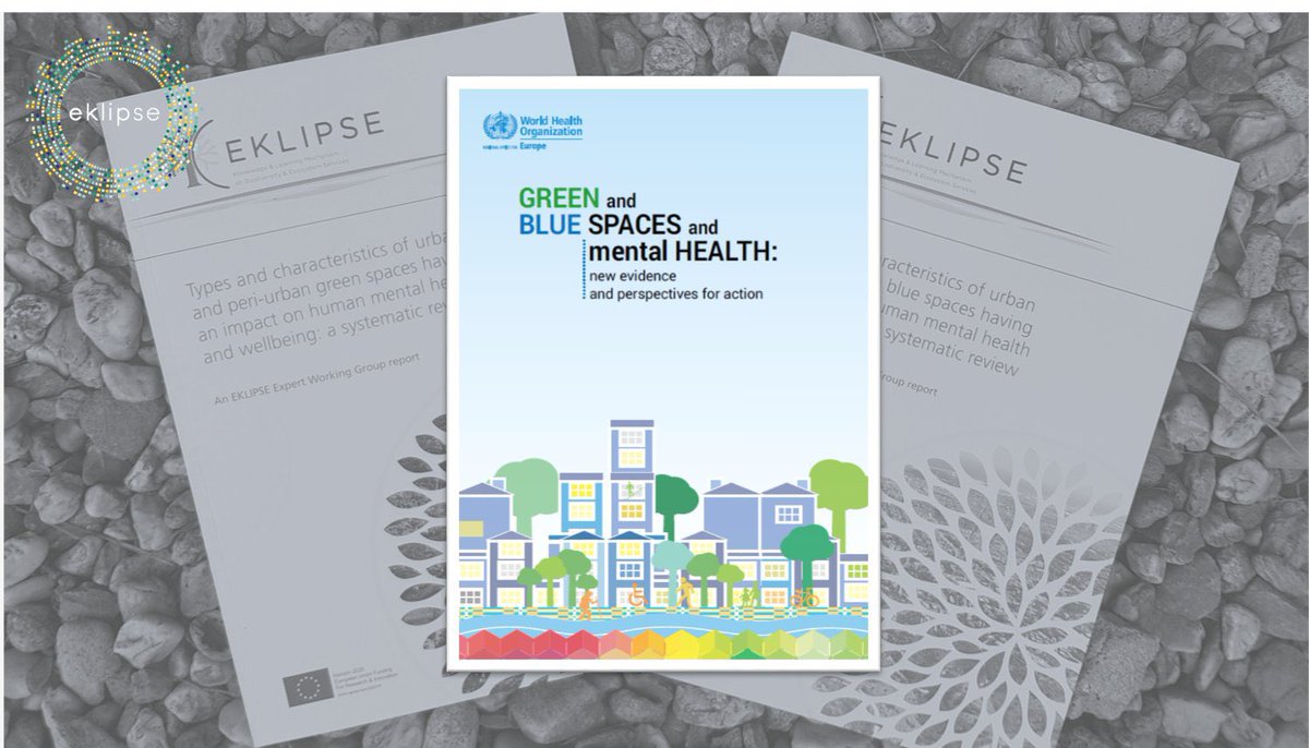 ad_watt's tweet photo. Green and blue spaces and mental health: new report from @WHO &amp; @Eklipse_europe based on reviews by @mbandreucci @MelissaMarselle @OlszewskaGuizzo @Dr_alessiorusso @roy_remmen etc supported by former colleagues @krla_lochr @marievande etc https://t.co/aONaJxcsOQ #biodiversity https://t.co/cKUJ43RHZd