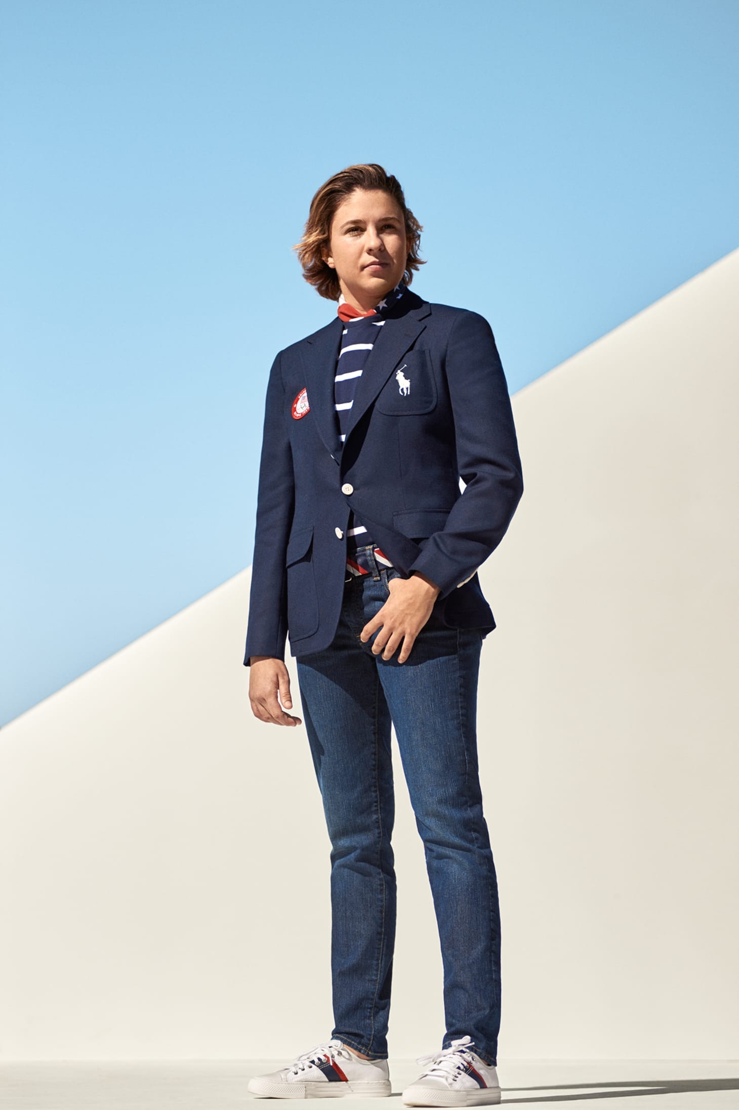 Fashionsnap Com 東京 アメリカの開会式ユニフォームは ラルフ ローレン が担当 旗手が着用しているウェアには自己調整型の温度冷却装置 Rl クーリング が搭載されています T Co 1r3ehkgcfe 開会式 T Co Qcyylgzaef Twitter