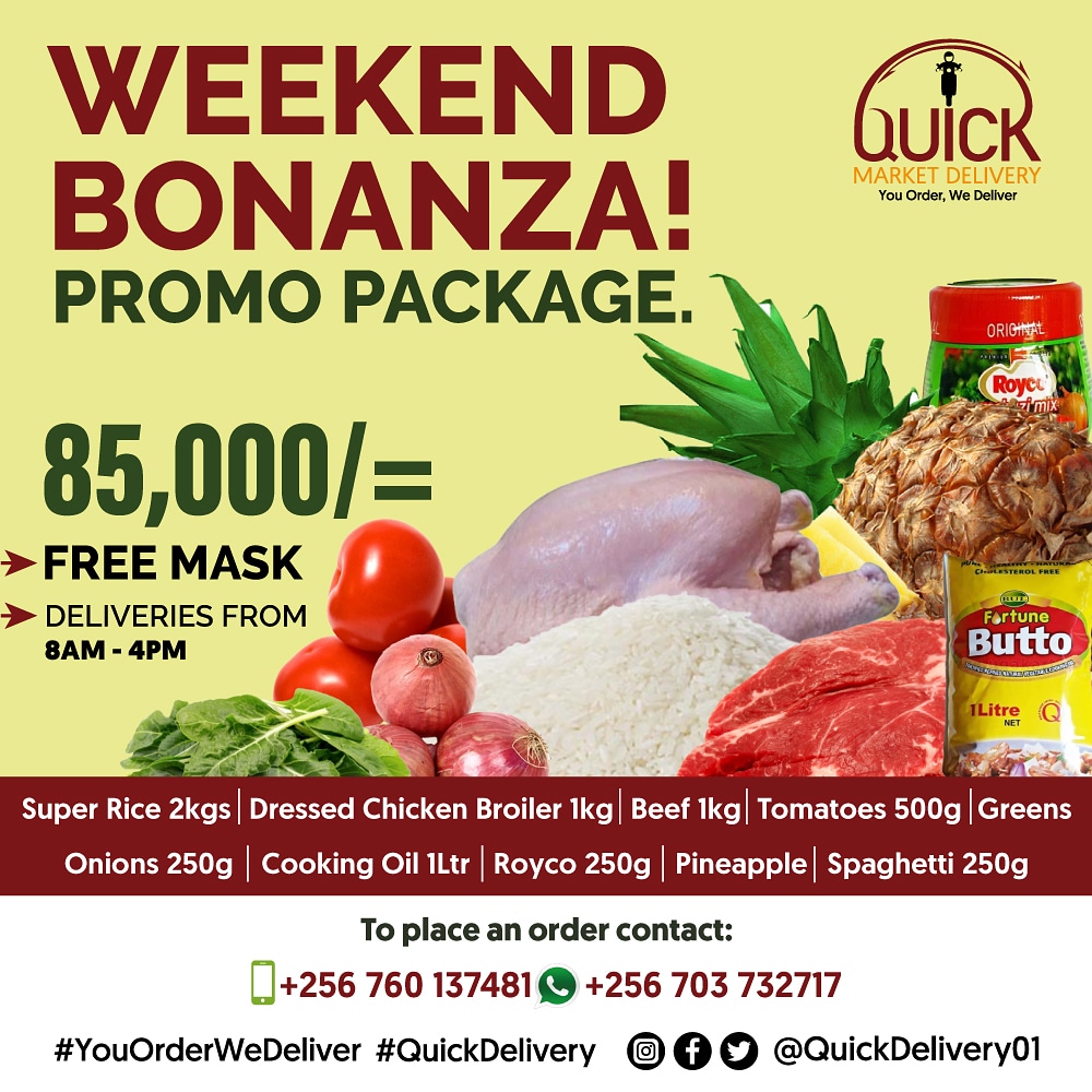 QuickDelivery01's tweet photo. DID YOU KNOW! 
You can save on both transport &amp; costs by shopping with us @QuickDelivery01 for all your market and grocery needs this weekend. 

Place your order now;
📱 0760 137481 / 0703 732717
https://t.co/O31Y0vjitx ( whatsapp directly)

#YouOrderWeDeliver #WeekendBonanza https://t.co/rbBzpbnytI