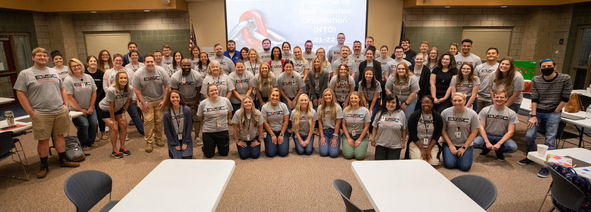 Pictures from the last day of new teacher orientation yesterday. Thank you to everyone who made the event so much fun for all of our new educators! 

We can't wait for this school year to start 😁

#WeAreEVSC #EVSCNTO2021