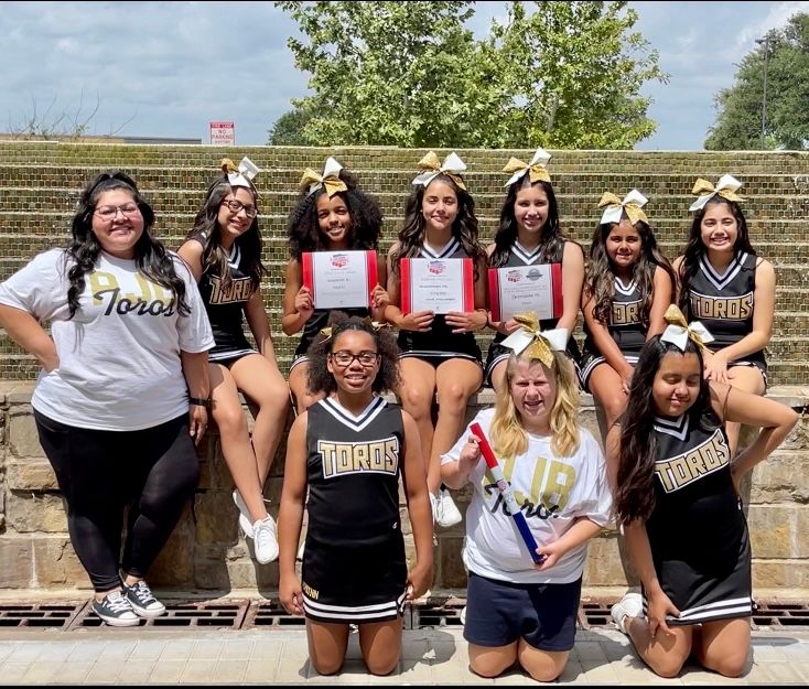 AJBriesemeister's tweet photo. 📣📣📣🎀@AJBriesemeister Cheer Team received a bid to NATIONALS today!!!! #AJBisThePlace2Be https://t.co/r3b8vcVjKd