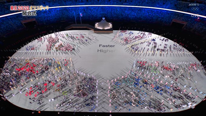 東京五輪 開会式の整列画像がロトの紋章ではないかと話題に ざんねんながら東京都章です まとめダネ