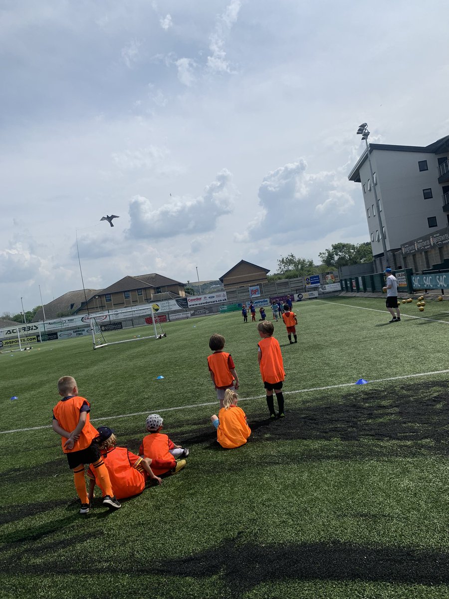 Brilliant first day at our ATFC Fun football summer camp! Kids loving the different fun sessions with <a href="/Marcin_Matyja/">Marcin</a> &amp; <a href="/TRobsonCoach/">Tomos Robson</a>. We still have spaces available so please get in touch to book! Information will be posted below ⚽️🏟☀️ #funfootball #faw #summercamp