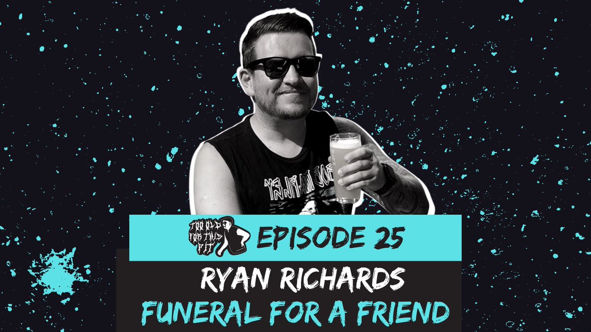 2oldforthispit's tweet image. 🔔NEW EPISODE🔔
-----
RYAN RICHARDS OF @ffaf_official 
-----
LISTEN NOW 👉 linktr.ee/toooldforthisp… 🎧

#funeralforafriend #ryanrichards #futurehistorymanagement #emo #UKrock #posthardcore #UKposthardcore #ffaf #welshband #welshemo #metal #heavymetal #ukmetal #musicinterview