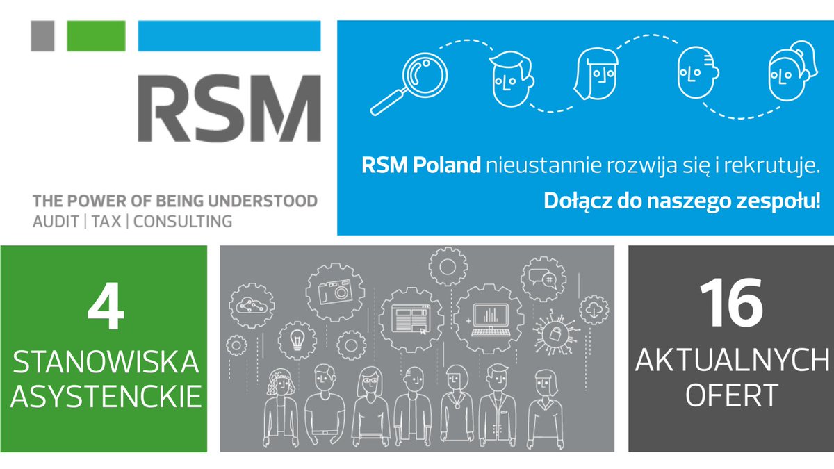 Nieustannie się rozwijamy i poszukujemy osób, które dołączą do 48 000 specjalistów współpracujących na całym świecie z siecią firm doradczych i audytorskich RSM!

Zajrzyj na naszą stronę, aby poznać wszystkie aktualne oferty pracy:
bit.ly/2V8Q6m4