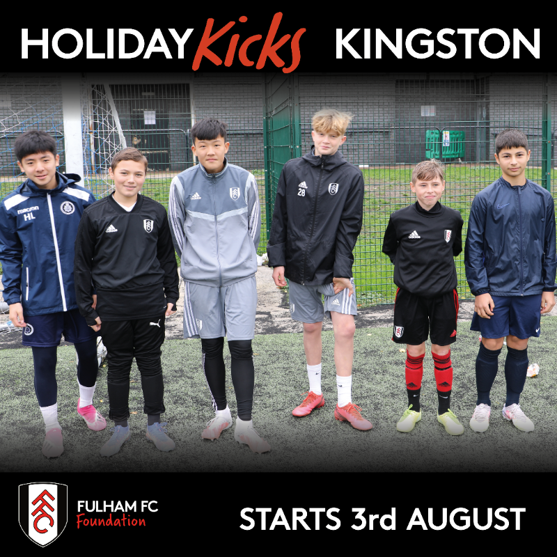 FulhamFCFound's tweet photo. Next week Holiday Kicks comes to Kingston! 😁⚽

To find out more and book on visit https://t.co/ikW4zWjqEe https://t.co/2eGOo2LNOS