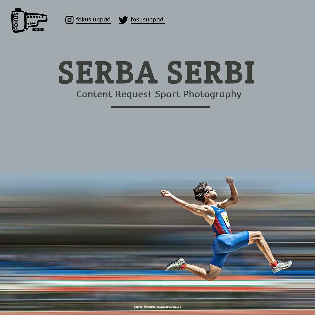 fokusunpad's tweet photo. Malemm semuaa๐๐ป๐๐ป
Ada Content Request lagi nihh๐คธโโ๏ธ๐คธโโ๏ธ
Btw, tema kali ini tentang Sport Photography lohh๐๏ธโโ๏ธ keren kann๐
Yuk yukk, langsung aja nih, simak ide Content Request dari Kak @/official.hamzah ๐๐ป๐๐ป๐๐ป
#FokusUnpad #SportPhotography #ContentRequest https://t.co/vGKgSrjj3u