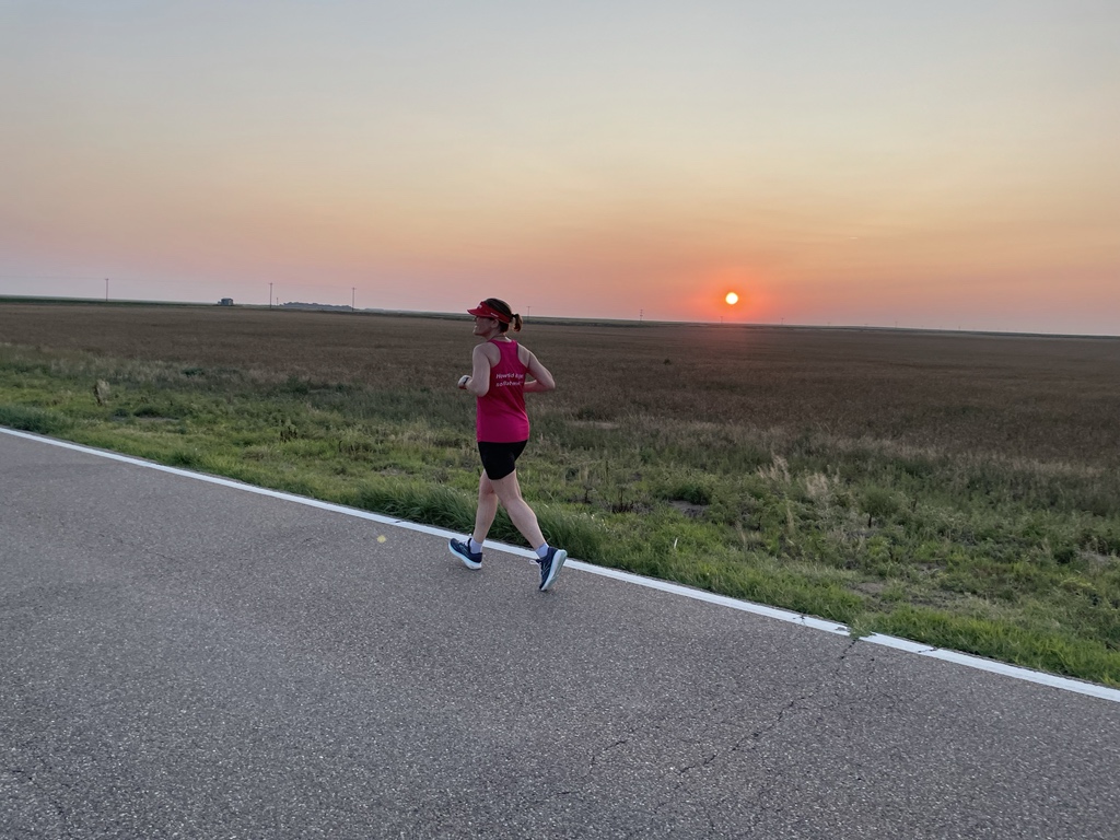 GeorgeSchroeder's tweet photo. More than halfway thru Day 1 of the #PanhandleRun https://t.co/0VnTXKagq0