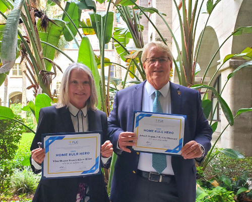 CityStAug's tweet photo. Congratulations Vice Mayor Nancy Sikes-Kline and City Manager John Regan for being recognized as 2021 Home Rule Heroes by @FLCities!
Full Story: https://t.co/49GHW8TU7s
#CityStAug #HomeRuleHero #FloridaLeagueOfCities https://t.co/01h9xxF27m