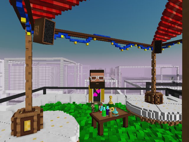 Dannyb0yyy_'s tweet photo. DJ Meebit Khaled about to get this party started properly! 🍾 👯‍♀️@MeebitsDAO @larvalabs @cryptovoxels @djkhaled https://t.co/DrQPRp4Q1P
