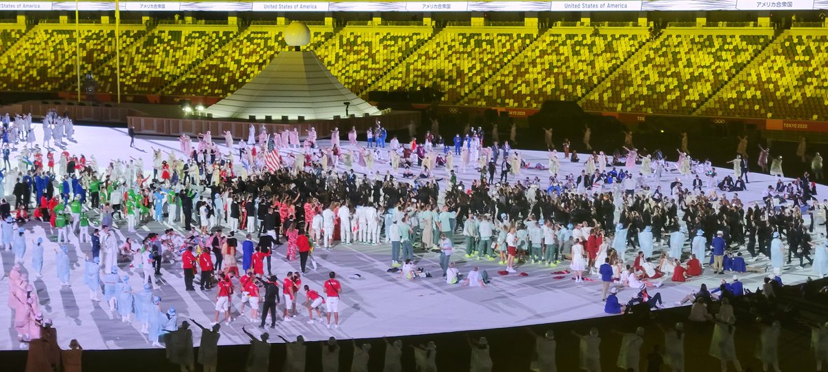 .<a href="/TeamUSA/">Team USA</a> has arrived at the #OpeningCeremony