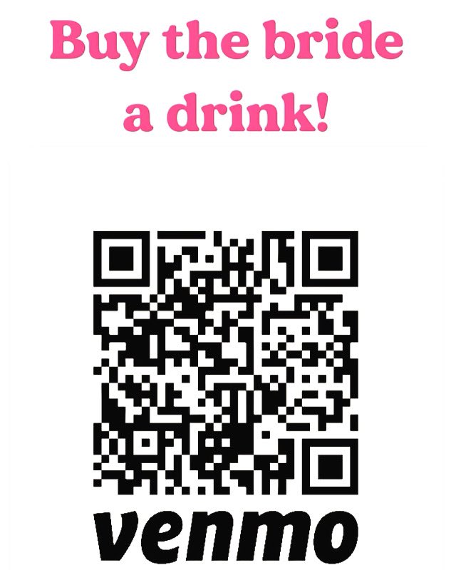 lvincent2010's tweet photo. Last fling before the ring! We are getting the bride drunk! So if you can send $1 or $5 or $1,000,000 if you’d like and we will get her married in the Bahamas. Scan the code or use @jackyandwes #buythebrideadrink #jackyandwes #lasvegasbachelorparty https://t.co/Qc2aLuE93M