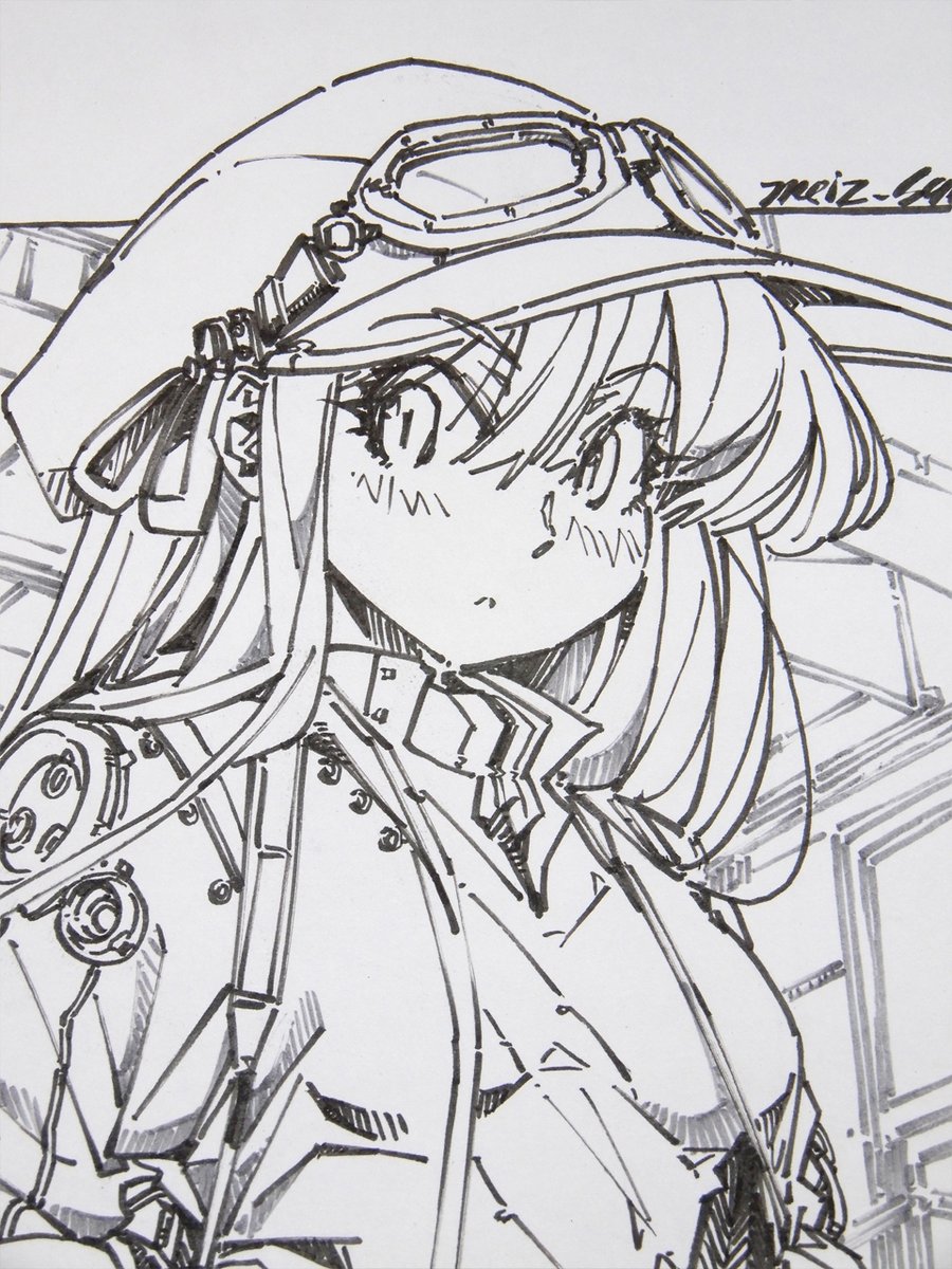 線画。 