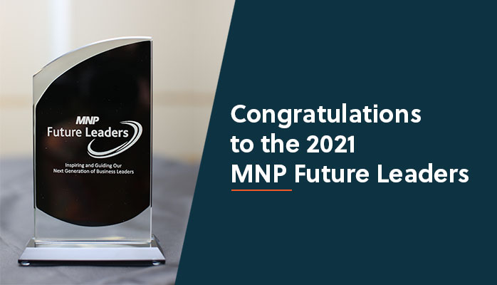 MNP_LLP's tweet photo. We are excited to announce our 2021 MNP Future Leaders! 

Congratulations to Emil Sylvester Ramos of IRIS, Tahbit Chowdhury of @ElizionTech, and @mayasaggar of Maya Saggar Consulting as they embark on a year of mentorship 🎉🏆 Stay tuned for more details on their endeavours https://t.co/bBwp2v3Db4