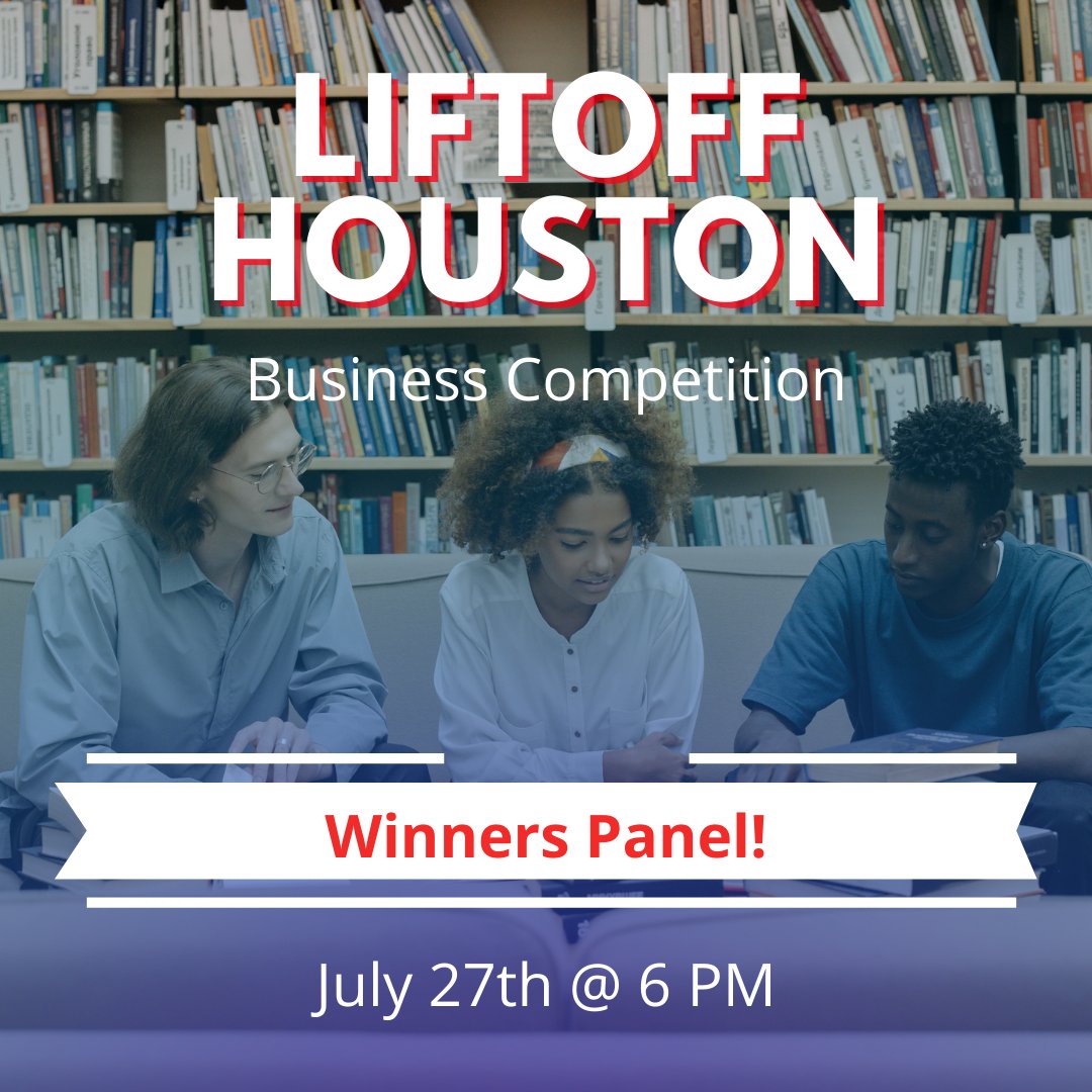 HoustonOBO's tweet image. REGISTER TODAY and learn from Past Winners about the benefits of participating in Liftoff Houston!

tinyurl.com/LOHWinnerPanel

#LiftOffHouston #HoustonOBO #HoustonLibrary #SmallBusiness #Startups #business #competition #Entrepreneurship #WinnersPanel #QnA #EventBrite