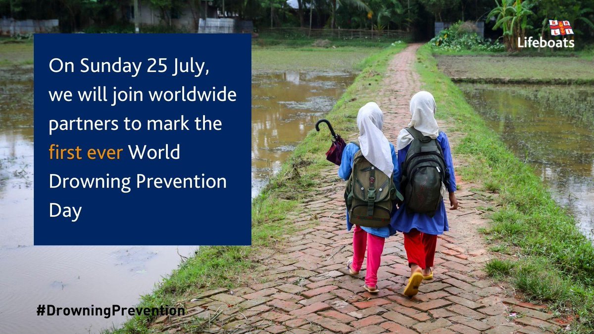 On Sunday, we’ll mark the first World Drowning Prevention Day, working with the <a href="/UN/">United Nations</a> and others to prevent these tragedies. In the last decade 2.5 million people lost their life in water. Help us to save every one #DrowningPrevention