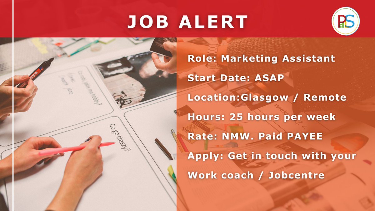Archipal_io's tweet image. @UofGCareers Final call!
We're urgently looking for an #marketingassistant #WordPressAssistant to start ASAP in Glasgow:
Get in touch with your work coach now to apply if interested- or share with someone who might!